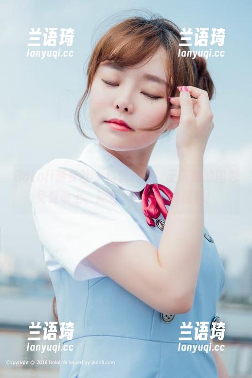 BoLoli菠萝社 - 自信长腿，王语纯的图包免费奉上，腿控们快来阵线前哦！