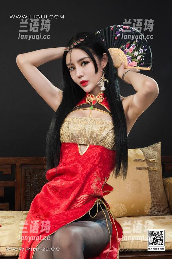 丽柜ligui - 然然天台高清图集：就问你怕不怕这种美